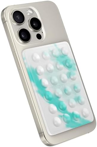 Premium Silicone Suction Phone Mount for i Phone & Android – Hands-Free Holder for Tik Tok, Selfies & Fidgeting – Versatile Shower Mirror & Smooth Surface Compatibility – Stylish Chocolate Finish for Enhanced Functionality and Aesthetic