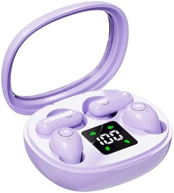 Khaki Bluetooth Earbuds – Ultra-Compact Noise Cancelling Headphones for Unmatched Comfort in Sleep, Sports & Work – Dual Pair Functionality with Invisible Design for Discreet All-Day Wear – Long Battery Life & Instant Bluetooth Connectivity for Seamless Audio Experience