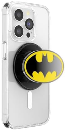 Batman Mag Safe Phone Grip – Stylish Magnetic Holder & Kickstand for Ultimate Hands-Free Experience, Wireless Charging Ready, Eye-Catching “I Am Batman” Enamel Design, Ideal for Daily Use and Enhanced Device Functionality