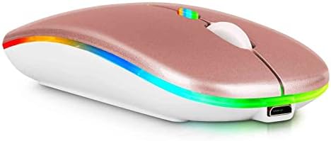 Elevate Your Computing with Urban X Rechargeable 2.4 GHz & Bluetooth Wireless Mouse – Versatile Onyx Black Design for Samsung Galaxy Tab S6 Lite (2022), Laptops, PCs, Mac, i Pad Pro & More – Ergonomic, Silent Click, and Effortless Device Compatibility for Enhanced Productivity