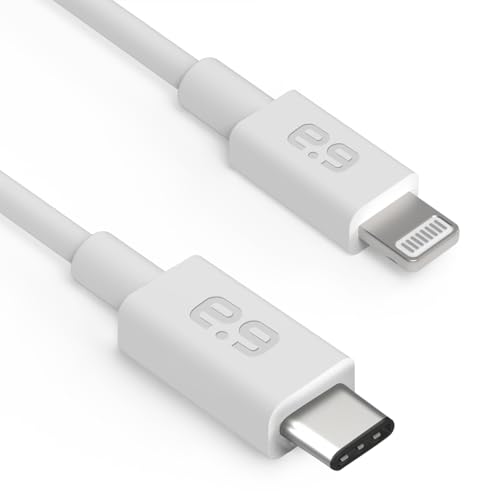 Pure Gear 6 FT USB C to Lightning Cable – MFi Certified Fast Charging for i Phone 14, 13, 12, 11, Xs, XR, i Pad, and Air Pods Pro – Durable Power Delivery Data Sync Cable for Effortless Connectivity and Enhanced Performance
