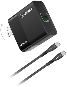 High-Performance 65 W USB C Fast Charger Block – Advanced PD 3.0 & PPS Technology for Rapid Charging, Foldable Design for Maximum Portability, Ideal for Mac Book Pro/Air, i Phone 16/15/14, Samsung Galaxy, Google Pixel – Ultimate Safety Features for Reliable Power Anywhere