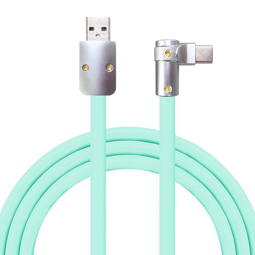 Transform Your Charging Routine with Chubbycable Flex Elbow Pro – 90-Degree USB-C Cable for Lightning-Fast 240 W Power Delivery, Durable Ultra-Thick Silicone Build, Perfect for Convenient Access in Tight Spaces, Ideal for Mobile Phones, Tablets, and Gaming Enthusiasts