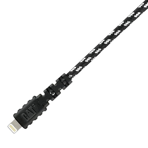 CAT MFi Certified 10-Foot Lightning Cable – Premium Fast Charging & Data Sync for i Phone and i OS Devices with Universal USB-C Compatibility, Durable Reinforced Design for Home, Office, and Travel Efficiency