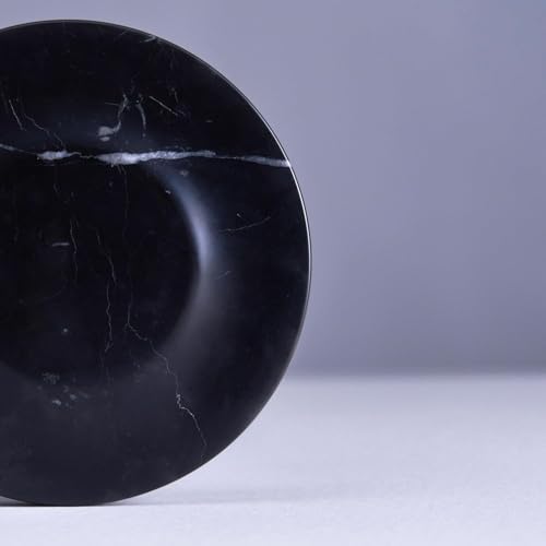 Elevate Your Charging Experience with the Einova Dual Classic Stone – Luxurious Wireless Charging Pad in Genuine Black Marquina Marble, Handcrafted in Italy, Featuring a 6 ft Integrated USB-C Cable for Fast Charging of Smartphones, Wireless Earbuds, and Smartwatches – Unmatched Aesthetics and Broad Compatibility for Qi-Enabled Devices