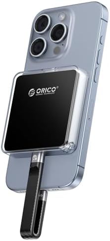 Elevate Your Storage Game with the ORICO Magnetic M.2 NVMe 2230 SSD Enclosure – Ultimate Accessory for i Phone 15/16 Pro Max & Pro Res | 10 Gbps USB-C 3.2 Gen2 Reader with Protective Case & Lanyard | Effortless Mag Safe Compatibility for On-the-Go Data Expansion and Security
