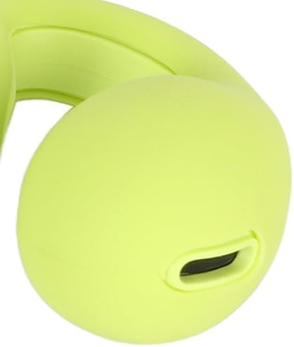 Heayzoki Open Ear Clip-On Headphones – Lightweight Noise Cancelling Mini Earbuds for Active Lifestyle, Perfect for Running and Sports (Vibrant Green) – Enhanced Audio Clarity and Awareness
