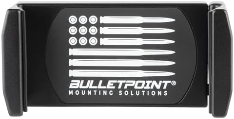 Revolutionize Your Driving with the Bulletpoint Dash Mount Cell Phone Holder – Ultra-Durable Carbon Fiber & Kevlar Arm for i Phone & Android – Universal Fit for 20 mm Attachment Ball – Enhanced Stability, Optimal Viewing Angles, and Easy Installation for Hands-Free Navigation and Connectivity