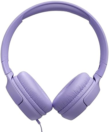 JBL Tune 520 C On-Ear Headphones – USB-C Wired Design with Hi-Res Audio Precision, Enhanced Pure Bass Sound, and Ergonomic Comfort Fit, Complete with 3-Button Remote for Seamless Call and Music Control (Stylish White Finish) – Ideal Choice for Audiophiles and Professionals Seeking Superior Sound Experience