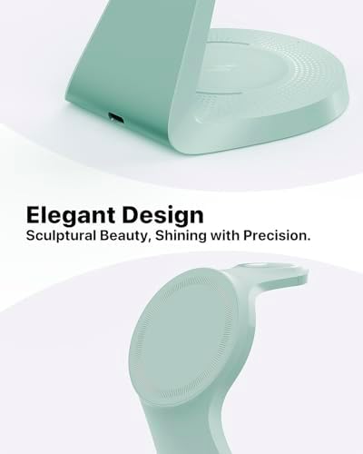 Ultimate 3-in-1 Mag Safe Charging Station for Apple Devices – Fast Wireless Charger for i Phone 16/15/14/13/12, Air Pods & Apple Watch with USB-C Compatibility – Sleek, Space-Saving Design for Home and Office Use