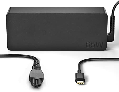 High-Speed 65 W USB-C Laptop Charger for Lenovo Yoga & Think Pad – Universal Compatibility, Fast Charging, and Advanced Safety Features for Home, Office, or Travel Use – Perfect for Yoga 6, 7, 9, Think Pad X1, and More