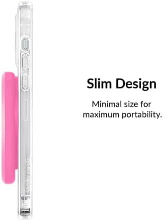 Stylish Hot Pink Leopard VELVET CAVIAR Magnetic Power Bank – Mag Safe Compatible Slim Charger for i Phone 12, 13, 14, 15 – Fast 5000 m Ah Portable Battery Pack with USB-C for Effortless Charging on the Go