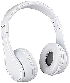 Premium Kids Wireless Headphones with Microphone – Comfortable Bluetooth Earphones for School, Travel, and Home Use (White) – Exceptional Sound Quality and Durability for Young Audio Enthusiasts