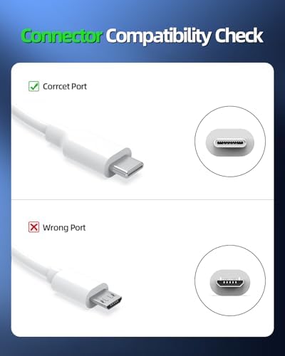 High-Speed 20 W Type-C AC Adapter for Samsung Galaxy Tab A9+ – 6 FT Power Cord with Enhanced Safety Features and Universal Compatibility – 30-Day No-Hassle Replacement Guarantee