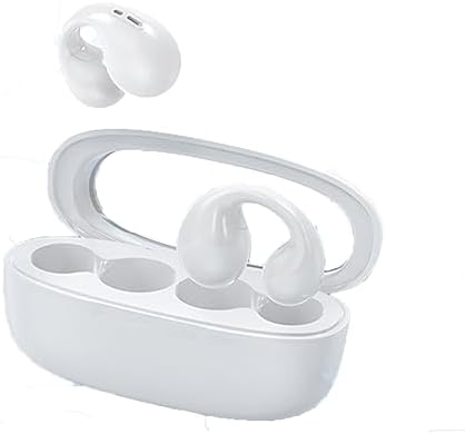 Revolutionary Open Ear Bone Conduction Bluetooth Headphones – Waterproof Wireless Ear Clip Earbuds with Long Battery Life for Active Lifestyles – Ergonomic Design for Comfort and Enhanced Awareness