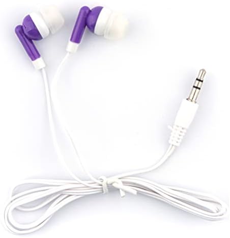 Bulk Pack of 50 Individually Wrapped Earbuds – Premium Classroom Headphones for Schools, Libraries, and Hospitals – Enhanced Compatibility, Lightweight Design, and High-Quality Sound for Focused Listening