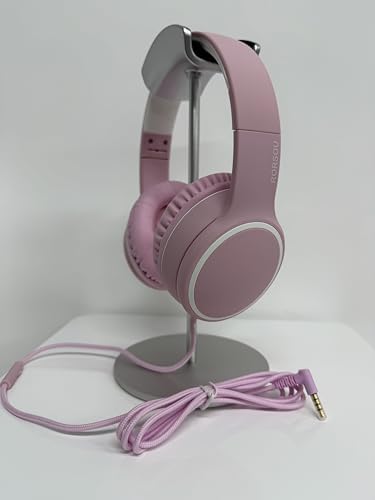 RORSOU R10 Over-Ear Headphones – Lightweight Hi-Fi Stereo Sound with Integrated Microphone for Crisp Bass and Clarity, 1.5 M Tangle-Free Cable, Perfect for Smartphones, Tablets, and PCs – Ultimate Comfort and Portable Design for Music Lovers on the Move
