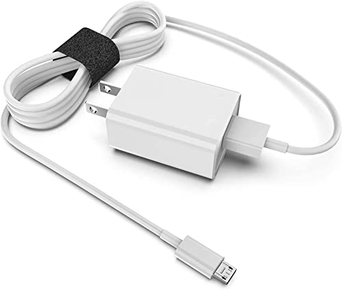 Reliable 5 V AC Replacement Charger Cable for Motorola Baby Monitors – Compatible with eufy, VAVA, and VTech Models VM341, VM343, VM344 – 5 FT USB Micro Power Cord for Enhanced Flexibility and Performance – Durable, High-Quality Baby Monitor Accessory for Continuous Monitoring and Peace of Mind