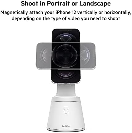 Belkin MagSafe Compatible Face Tracking Phone Mount for Content Creators, iPhone Series – Enhanced Compatibility and Speed