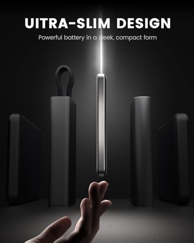Ultra-Slim Magnetic Wireless Power Bank 5000 m Ah – Fast Charging Solution for i Phone 16/15/14/13/12 Models, Effortless Connectivity with Mag Safe Technology, Lightweight and Portable Battery Pack for On-the-Go Charging, Enhanced Safety Features for Worry-Free Use