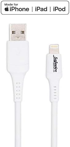 Apple Certified Lightning to USB Charging Kit – 6 ft Ultra-Durable Cable & 12 W Fast Charging Wall Adapter for i Phone 14, 13, 12, 11 Pro Max, i Pad Mini & Air – Reliable Power Solution for On-the-Go Compatibility