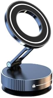 Ultimate 360° Magnetic Car Phone Holder – Heavy-Duty Suction Cup Mount for Effortless Navigation and Hands-Free Calls – Engineered with Durable Zinc Alloy for Maximum Stability and Compatibility – No-Damage Installation for the Modern Driver – Unleash Your Driving Potential with Enhanced Viewing Flexibility and Robust Security