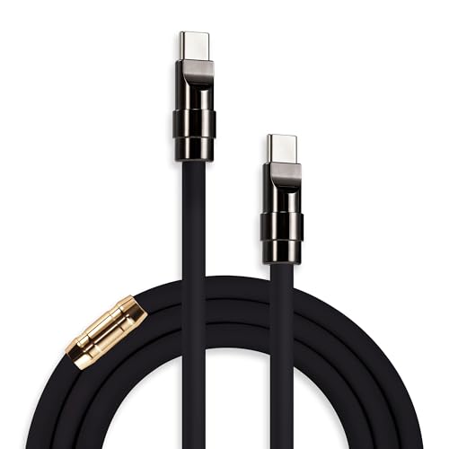 Unleash Exceptional Charging Efficiency with the Chubbycable Black Samurai Edition USB C Cable | 240 W Rapid Charge, 3.3 FT Flexible and Durable Silicone Design | Universal Compatibility for Phones, Tablets, and More | Aesthetic Fusion of Tradition and Modernity