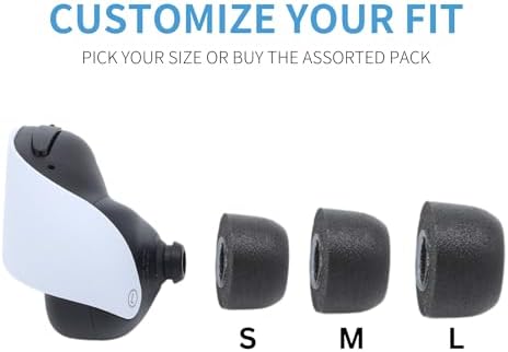 Transform Your Gaming Experience with Comply Memory Foam Earbud Tips for Pulse Explore Wireless – Unmatched Comfort & Superior Noise Isolation | Secure Fit for Extended Play | Small Size, 3 Pairs Included, Black