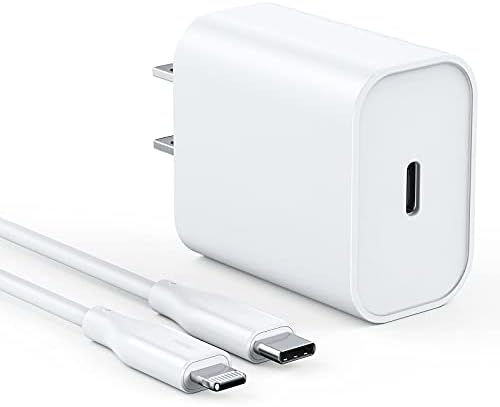 20 W USB-C Wall Charger – Ultra-Fast PD 3.0 Power Adapter for i Phone 15, 14, 13, 12 Pro Max, Plus & Mini/i Pad – Travel-Friendly Design with Advanced Safety Features – Versatile Charging Solution for Home & On-the-Go