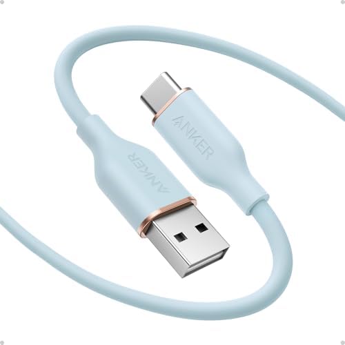 Anker 3 FT USB A to USB C Cable – Premium 2-Pack for i Phone 16 & 15 Pro Max Plus – High-Speed Charging & Data Transfer – Durable, Tangle-Free Design for Daily Use – Universal Device Compatibility
