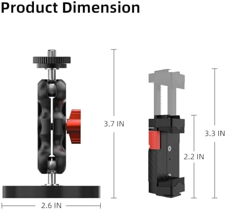 Ultimate Heavy-Duty Gym Magnetic Phone Mount Holder – Secure Clamp for i Phone 16/15/14/13/12 Pro Max & Universal Smartphones – 360-Degree Rotation for Enhanced Workout Efficiency and Hands-Free Access – Durable Magnetic Grip for Fitness Enthusiasts