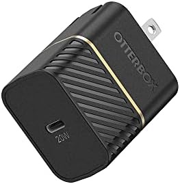 Otter Box 20 W USB-C Wall Charger with 1 M Cable – Rapid Charging Solution for Smartphones & Tablets, Sleek Black Shimmer Design, Enhanced Compatibility & Safety Features for Everyday Use