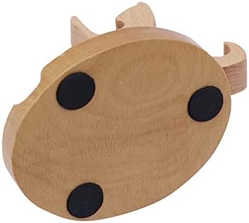 Whimsical Dog-Themed Wooden Phone Stand – Charming Desk Accessory for Mobile Devices, Perfect Gift for Pet Enthusiasts, Stylish and Functional Home Office Decor with Stable Anti-Slip Base for Enhanced Productivity and Optimal Viewing Experience