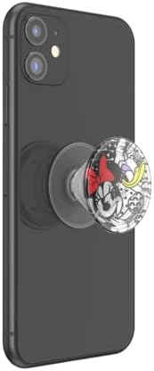 Minnie & Daisy Pop Socket Phone Grip with Versatile Kickstand – Stylish Adhesive Cell Phone Holder for One-Handed Use – Universal Compatibility with i Phone, Samsung & More – Swappable Design for Customization and Wireless Charging Friendly – Anti-Drop Technology for Enhanced Security – Perfect for On-the-Go Users