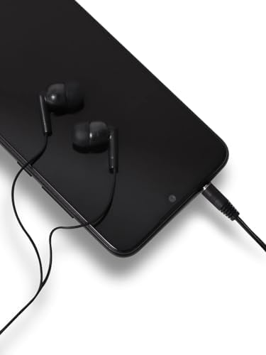 Bulk 100 Pack Classroom-Ready Wired Earbuds for Enhanced Student Learning – Individually Packaged In-Ear Headphones for Group Activities and Individual Study (Black)