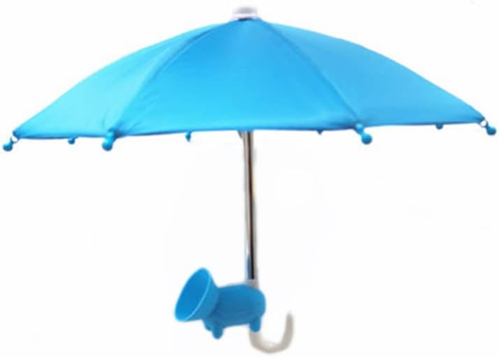 (2 Pack) phone umbrella for Sun Shade, Funny Phone Snap Finger Phone Stand Silicone Phone Holder with Umbrella and Suction Cup for Phone, Blue – Enhanced Compatibility and Speed