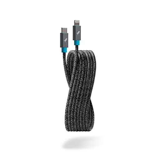 Premium 10 ft USB C to Lightning Cable for Fast Charging – Apple MFi Certified, Ideal for i Phone 14/13/12/11 Pro Max, Compatible with i Pads & Air Pods – Enhanced Durability and High-Speed Performance for Effortless Charging Anywhere