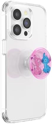 Stylish Lilo & Stitch Pop Socket Grip with Kickstand – Versatile One-Handed Phone Holder for Seamless Use and Enhanced Compatibility across Devices – Effortless Style and Functionality in a Durable Accessory for i Phone, Samsung, and More – Perfect for Wireless Charging and Swappable Designs – Ideal Anti-Drop Solution for Everyday Convenience