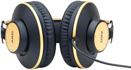 Experience Unmatched Audio Precision with AKG K72 Professional Closed-Back Studio Headphones – Lightweight Over-Ear Design for Exceptional Sound Isolation and Comfort, Featuring 40 mm Drivers for Accurate Mixing and Immersive Listening, Adjustable Fit for Long Sessions, and Detachable Cable for Versatile Compatibility
