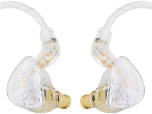 FAAEAL TANGZU Wan’er S.G Hi-Fi Earbuds – Premium Audiophile In-Ear Monitors Featuring 10 mm Dynamic Drivers for Enhanced Audio Clarity, Ergonomic Comfort Fit, Detachable 2-Pin Cable for Customization, Stylish Mixed Color Design, and Integrated Microphone for Effortless Hands-Free Calls and Versatile Listening Experiences