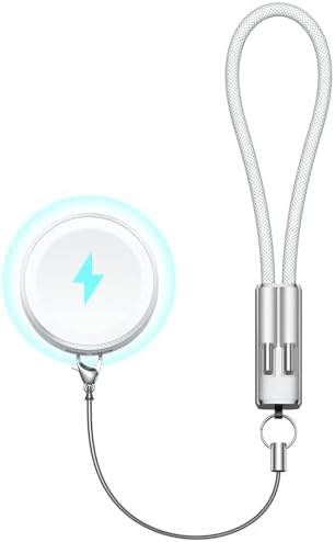 Misxi 2-in-1 Portable Magnetic Wireless Charger for Apple Watch – Fast USB-C Charging, Sleek Design for Effortless Travel, Compatible with Series 2-10, SE, Ultra Models to Keep Your Smartwatch Powered Anywhere