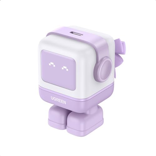UGREEN Uno 30 W Compact Ga N USB-C Charger Block – Fast Charging Solution for i Phone 16/15/14, Galaxy S25/S24/S23, Pixel 9/8/7, and Mac Book Air – Stylish Purple Finish with Enhanced Safety Features for Everyday Portability