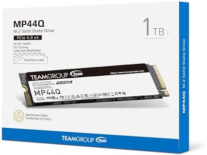 TEAMGROUP MP33 256 GB NVMe SSD – Ultra-Fast M.2 2280 Solid State Drive for Unmatched Performance Enhancement – Exceptional SLC Cache 3 D NAND TLC, PCIe Gen3 x4, Ideal for Gaming & Productivity – Experience Lightning Read Speeds Up to 1600 MB/s and Write Speeds Up to 1000 MB/s – Transform Your System with Unrivaled Efficiency & Reliability
