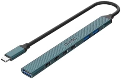Transform Your Mac Book Pro & i Mac 2021 with Our Premium 7-Port USB-C Hub – Unmatched High-Speed Data Transfer & Effortless Device Connectivity for Maximum Productivity