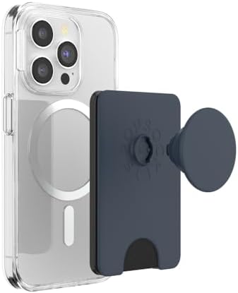 Cobalt Pop Sockets Phone Wallet: Premium Card Holder with Expanding Grip and Mag Safe Compatibility for Effortless Wireless Charging – The Perfect Accessory for On-the-Go Mobile Users Seeking Style and Functionality