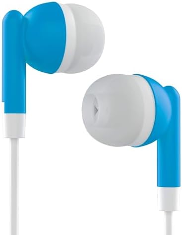 Maeline 100-Pack Bulk Earbuds with 3.5 mm Connector – Multi-Color Stereo Earphones for Schools, Events, and Promotions – Superior Sound Quality and Comfort for Everyday Use