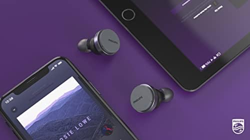 Philips Fidelio T1 True Wireless Earbuds – Audiophile-Grade Sound & Advanced Active Noise Cancelling Pro+ Technology, Bluetooth 5.2 for Seamless Connectivity, Ergonomic Design for All-Day Comfort, Long Battery Life with 25 Hours Playtime, Perfect for Music Lovers and Daily Use