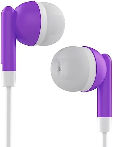 Maeline 30-Pack Noise-Isolating Earbuds with Built-In Microphone and Volume Control – Superior Stereo Bass In-Ear Headphones for i Phone, Android, PC & Laptop – Tangle-Free Design for Effortless Listening and Enhanced Compatibility