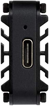 Silverstone MS12 Aluminum NVMe M.2 SSD Enclosure – 20 Gbps USB 3.2 Gen 2 x2 for Ultra-Fast Data Transfer, Sleek and Durable Design for Portable Storage Solutions, Perfect for Gamers and Professionals