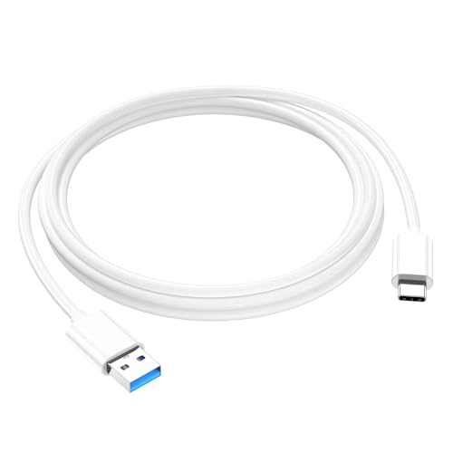 Compact 6-Inch USB A to USB C 3.1 Cable – 2-Pack for High-Speed 10 Gbps Data Transfer & Fast Charging | Perfectly Compatible with i Phone 15, Mac Book Pro, i Pad Pro, Samsung Galaxy S24, and Google Pixel | Ideal for Travel & Clutter-Free Connectivity | Durable Design for Everyday Use